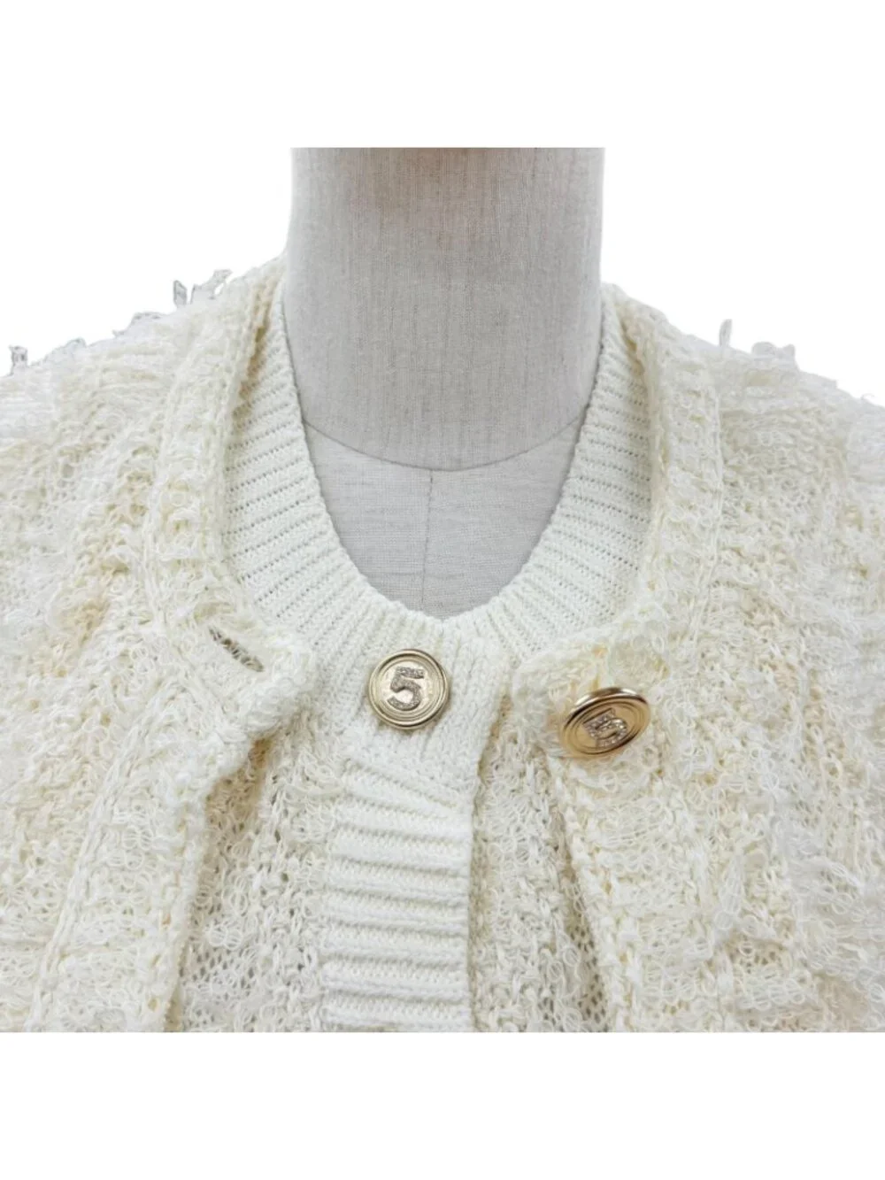 Chanel 5 Button Runway Look Virginie Viale Era Set